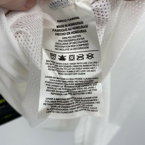 Nike Dri-Fit White Men's Size Large Jersey Athletic Lacrosse Shirt NWT - Picture 8 of 9
